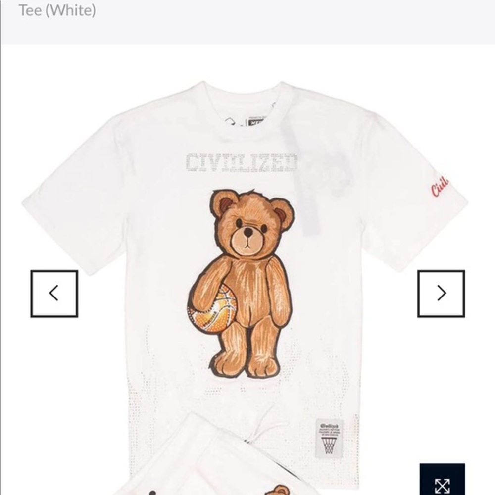 CiViLized Mens Rhinestone Tee